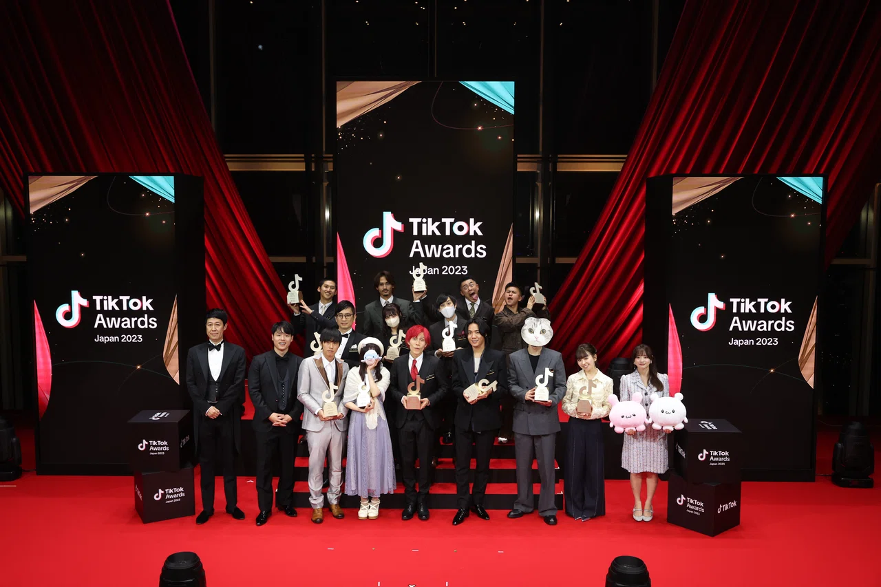 2023年、TikTokで活躍したクリエイターを表彰する「TikTok Creator
