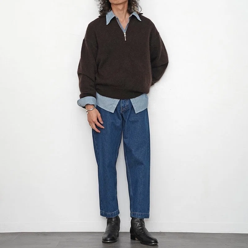 2023 A/W】【MEIAS メイアス】SUPER KID MOHAIR ZIP PULL OVER｜THIRTY 