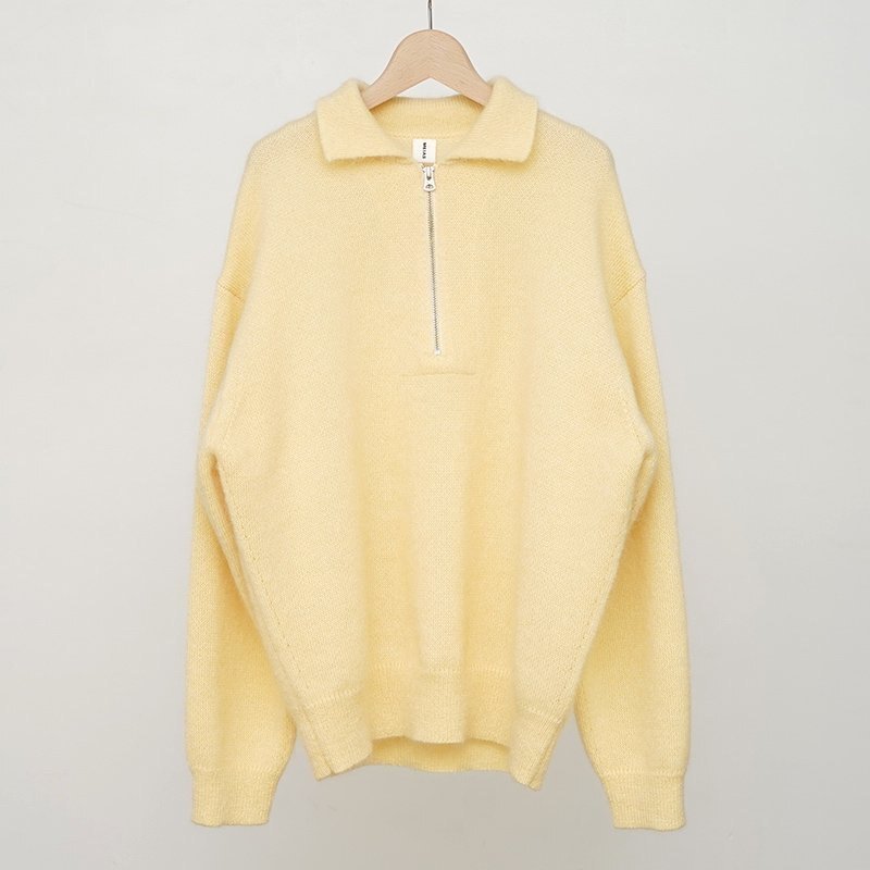 2023 A/W】【MEIAS メイアス】SUPER KID MOHAIR ZIP PULL OVER｜THIRTY