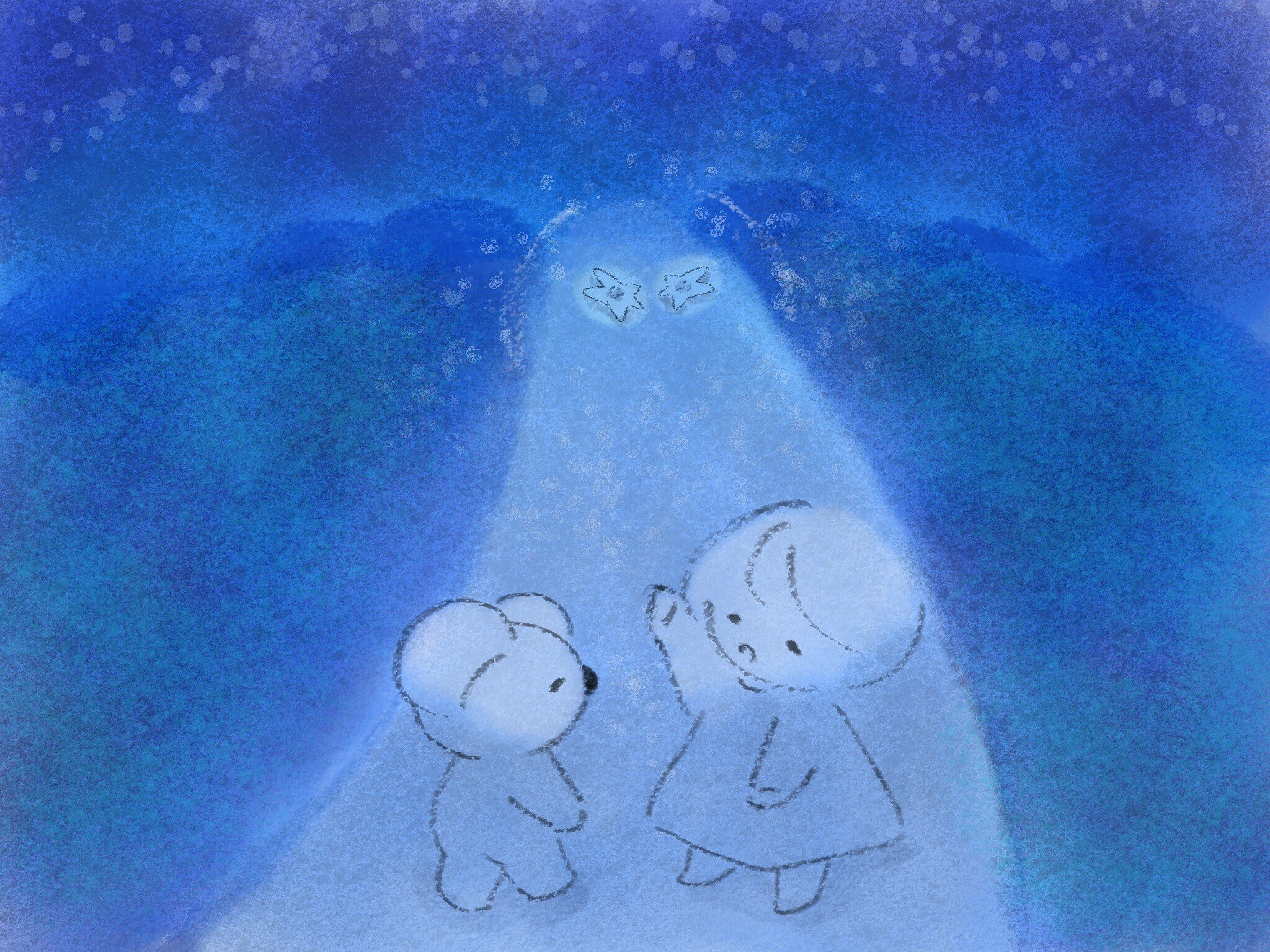 user_5ce2966eさま専用（原画）星見の夜 ほか　3点おまとめ 7006-11778-