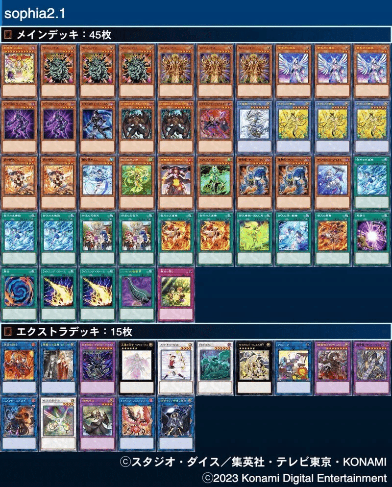 創星神sophiaデッキまとめ｜からばこ
