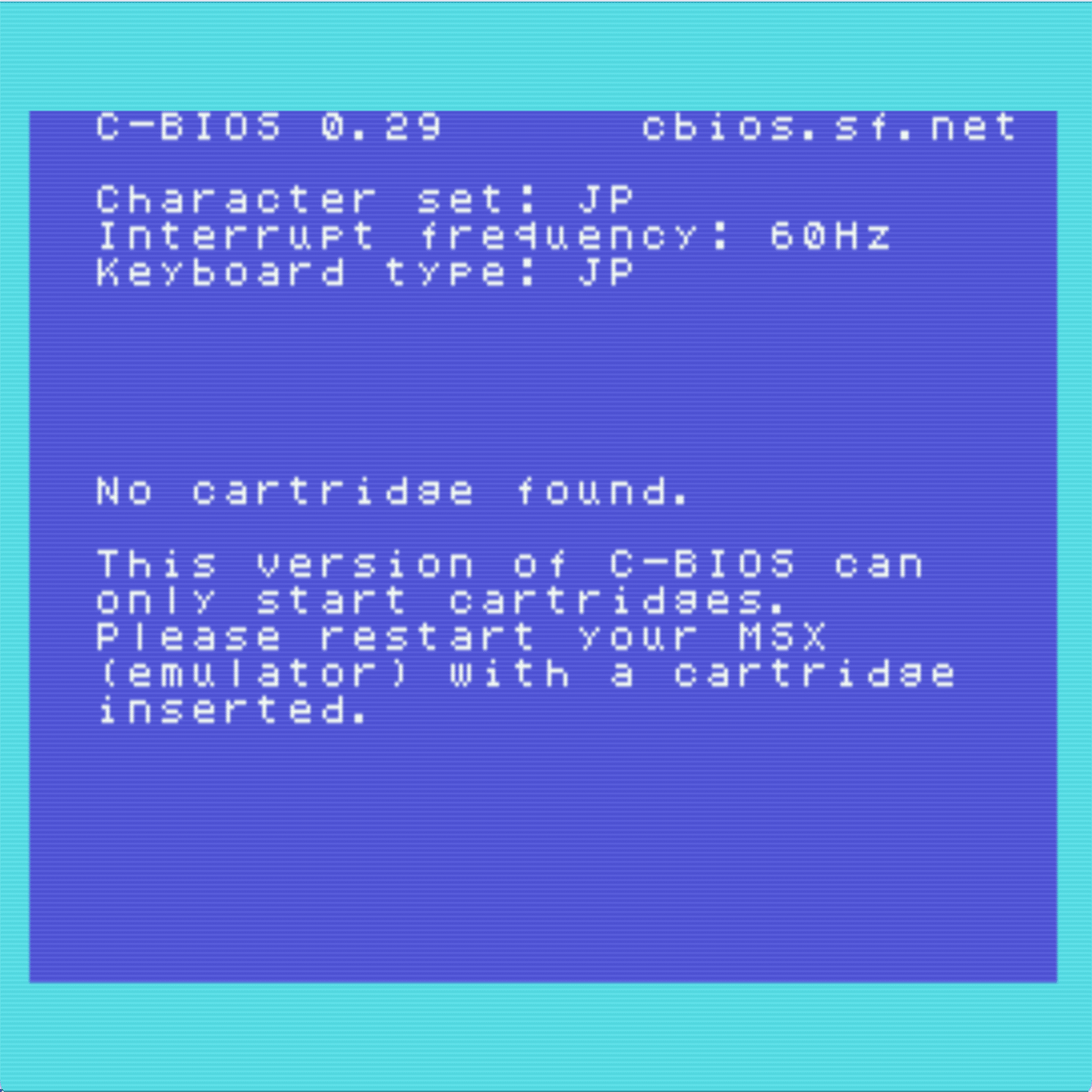 MSX テグザー 起動確認済 OpenMSX 1.7.0 初期設定変更＋キー暴走対策(2020/03/13更新) - うに