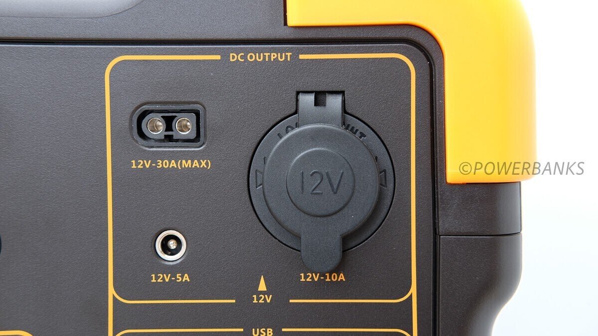 PECRON E1500LFPポータブル電源にはXT60出力ポートがあります