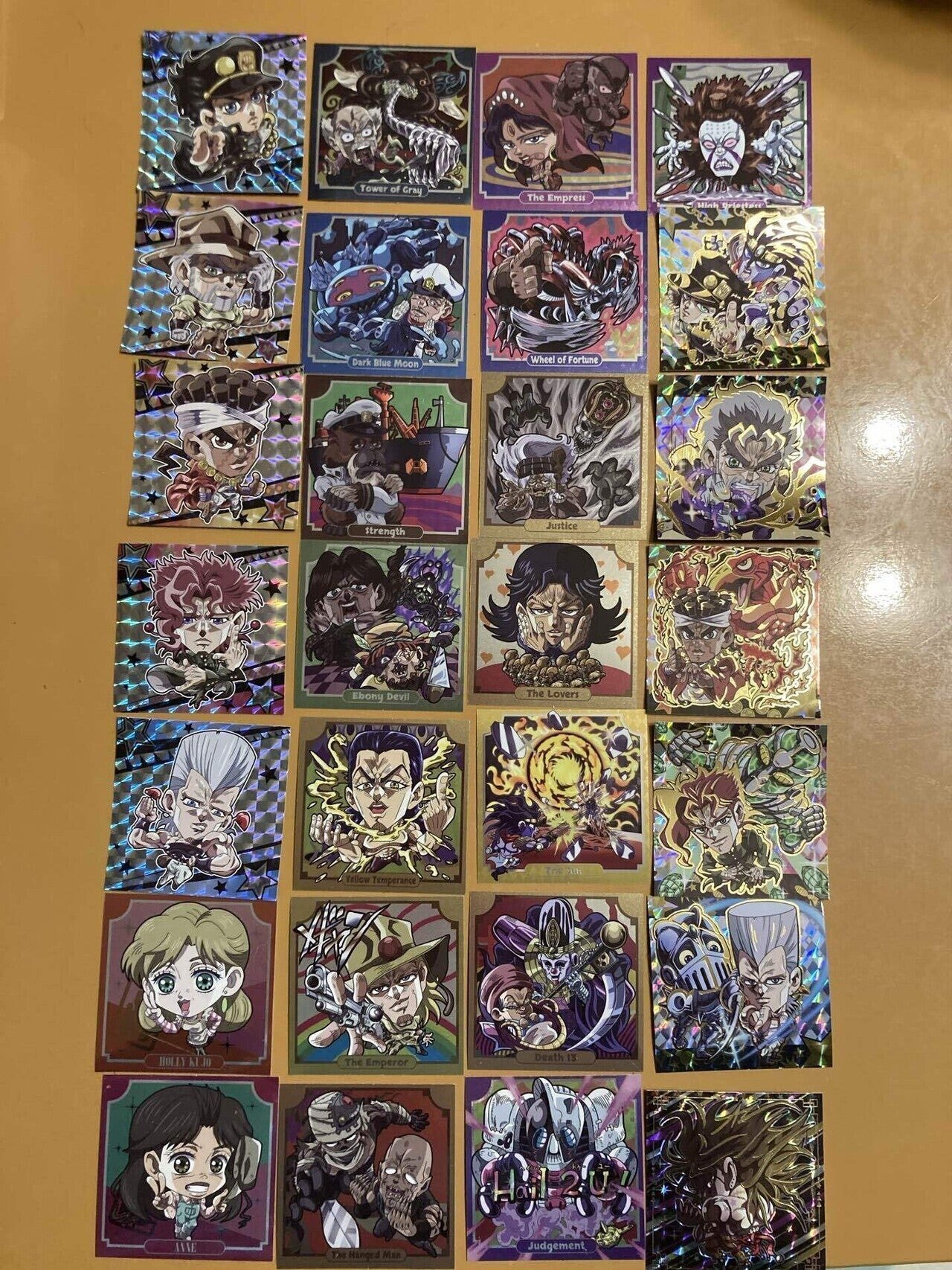 ジョジョウエハース3部 コンプリートオオオオオオオオオオ