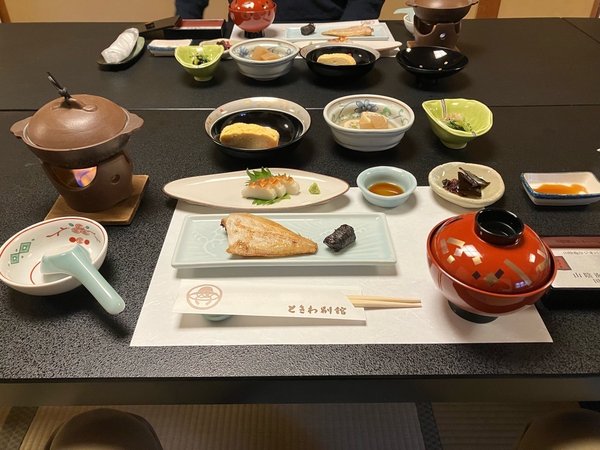 ときわ別館の朝食
