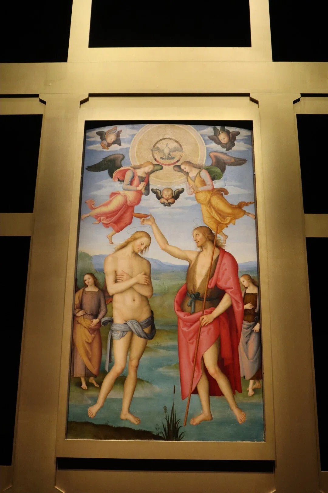 クリスマス恒例-Perugino「キリストの洗礼」-を鑑賞する｜シマ子