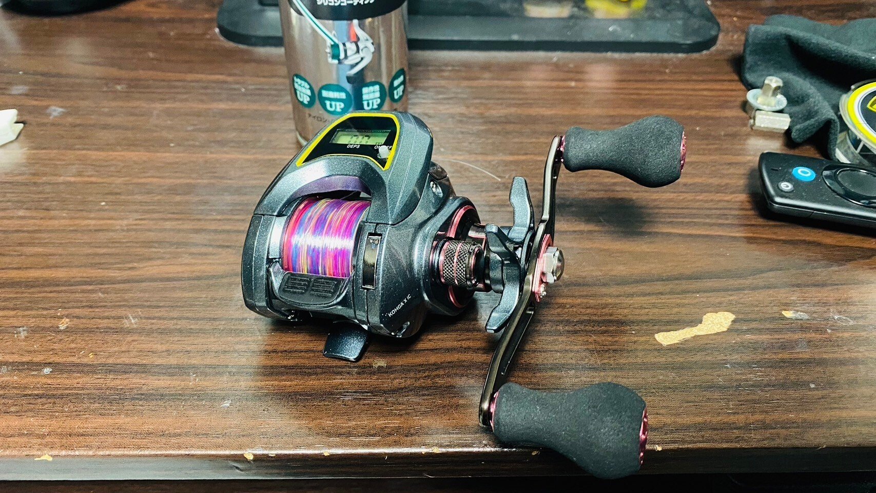 改造】DAIWA(ダイワ)紅牙 X ICにドラグクリッカー追加してみた