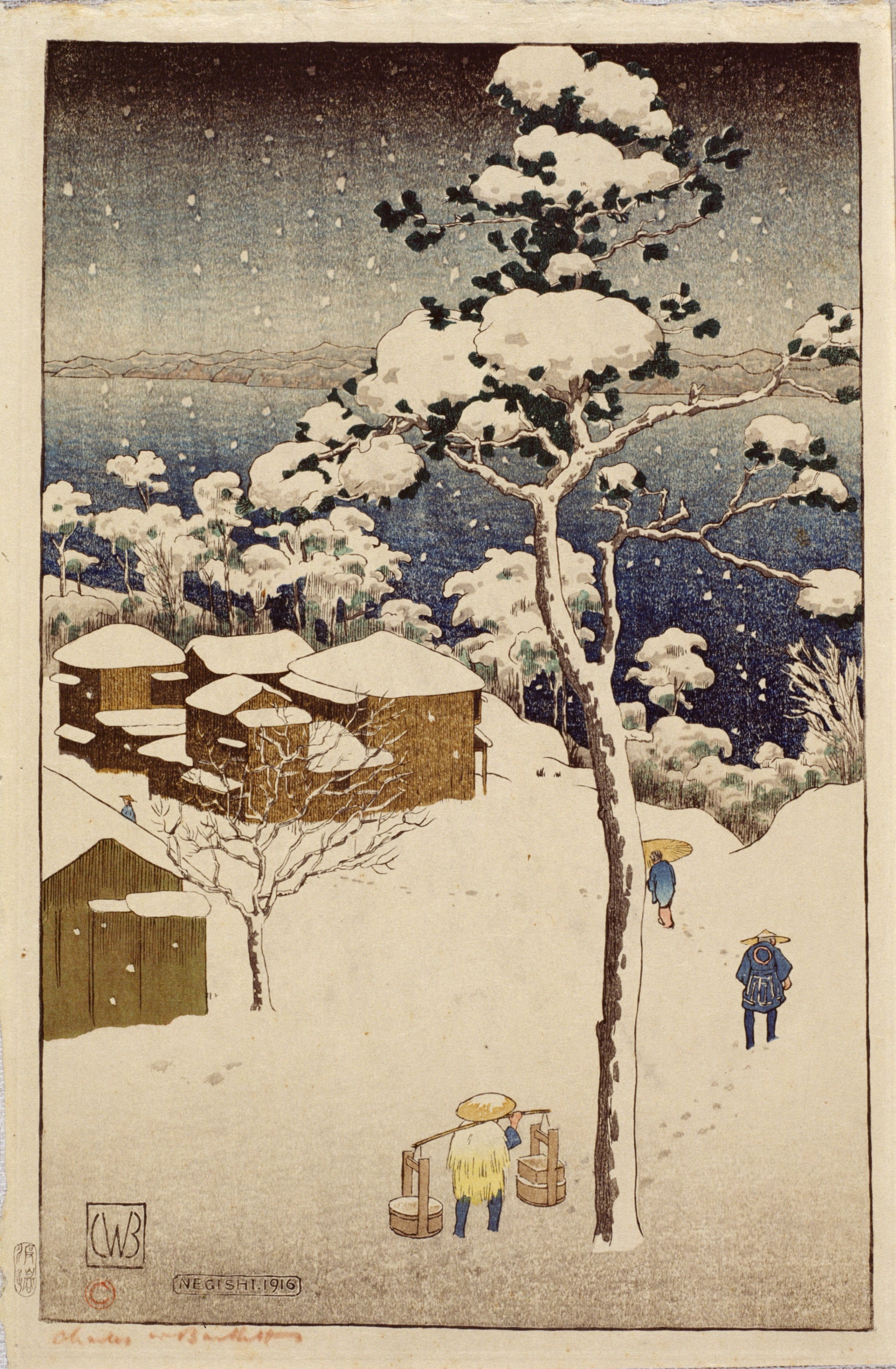 チャールズ・バートレット、【ベナレス】、希少な額装用画集より、美品 チャールズ・バートレット、【ベナレス】、希少な額装用画集より