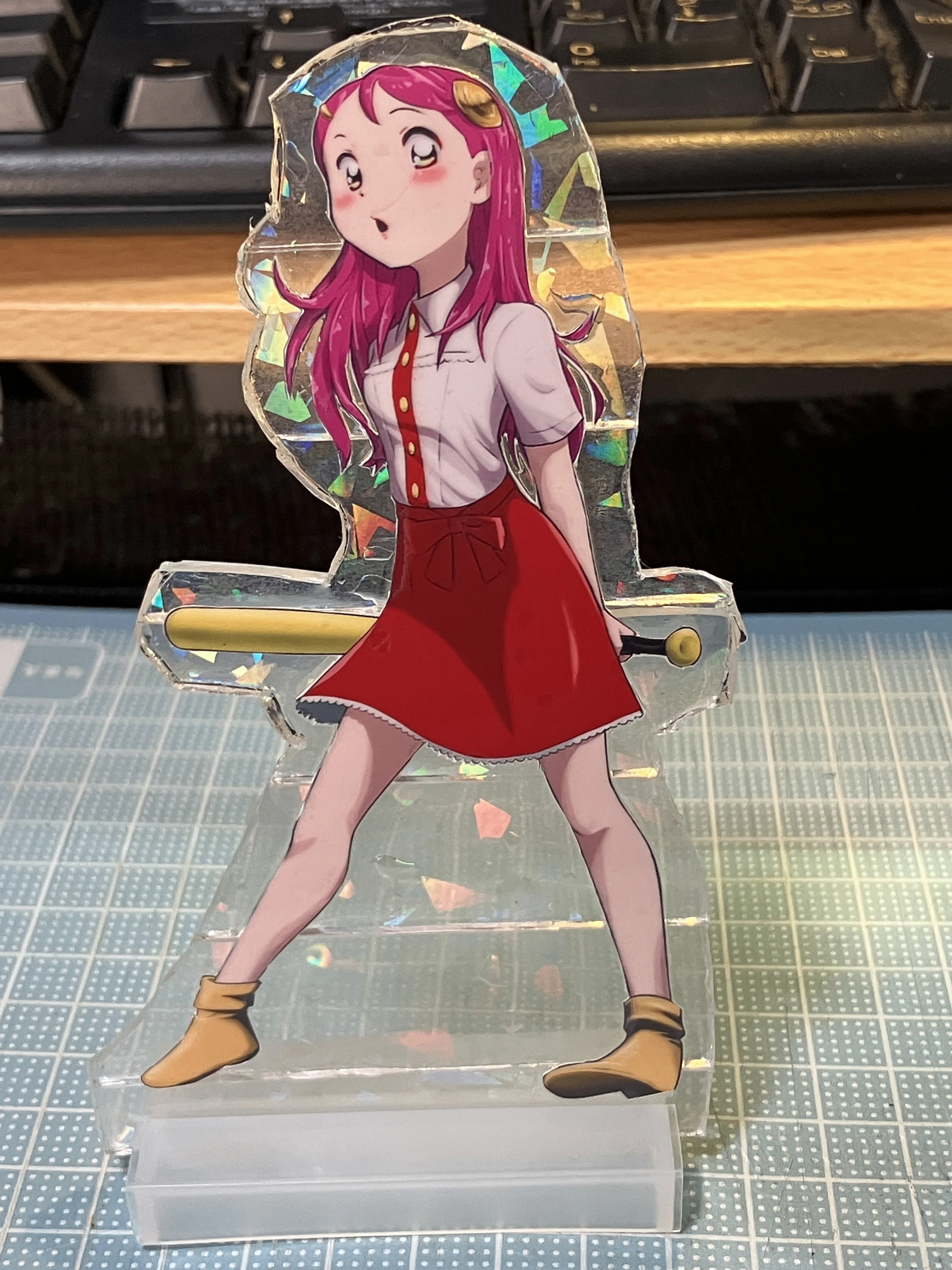 100均素材で作ってみよ！おきゅたんアクリルスタンド風グッズ｜Nekomet