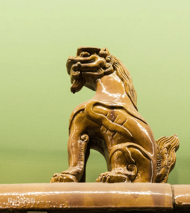 中国古玩 古瓦 神獣紋 直径約13cm 高約4cm 重さ472g