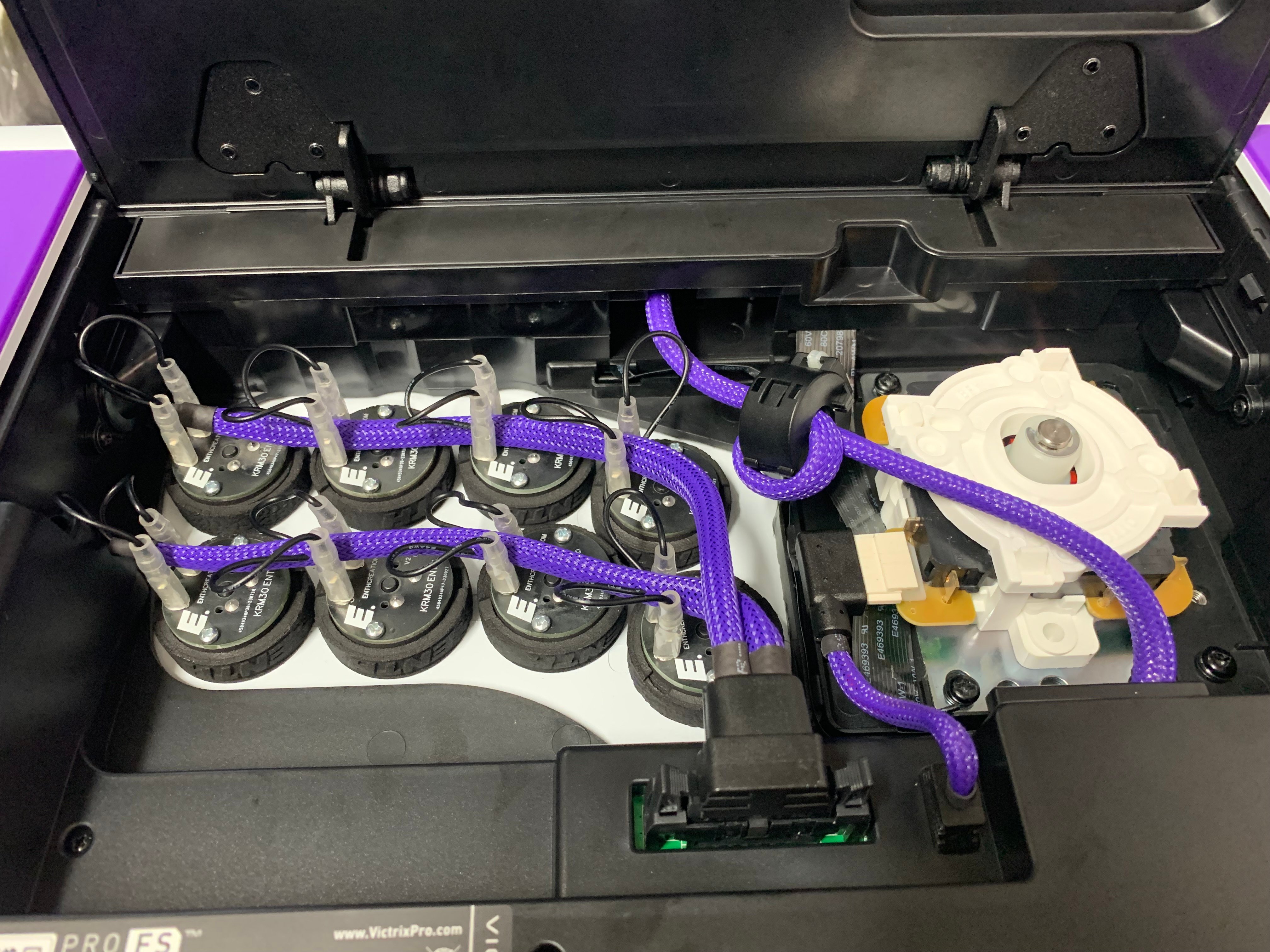 KRM スティックレスセット 中空ボールトップ アケコンボタン アケコンをカスタムした話⑩～Victrix 『Pro FS』編（ENTH 『KRM