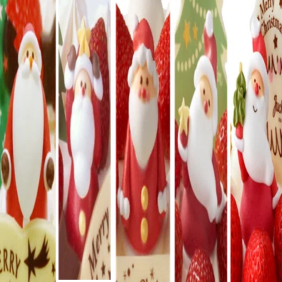 お菓子のおはなし #16】手作りサンタビスケットのクリスマスケーキ