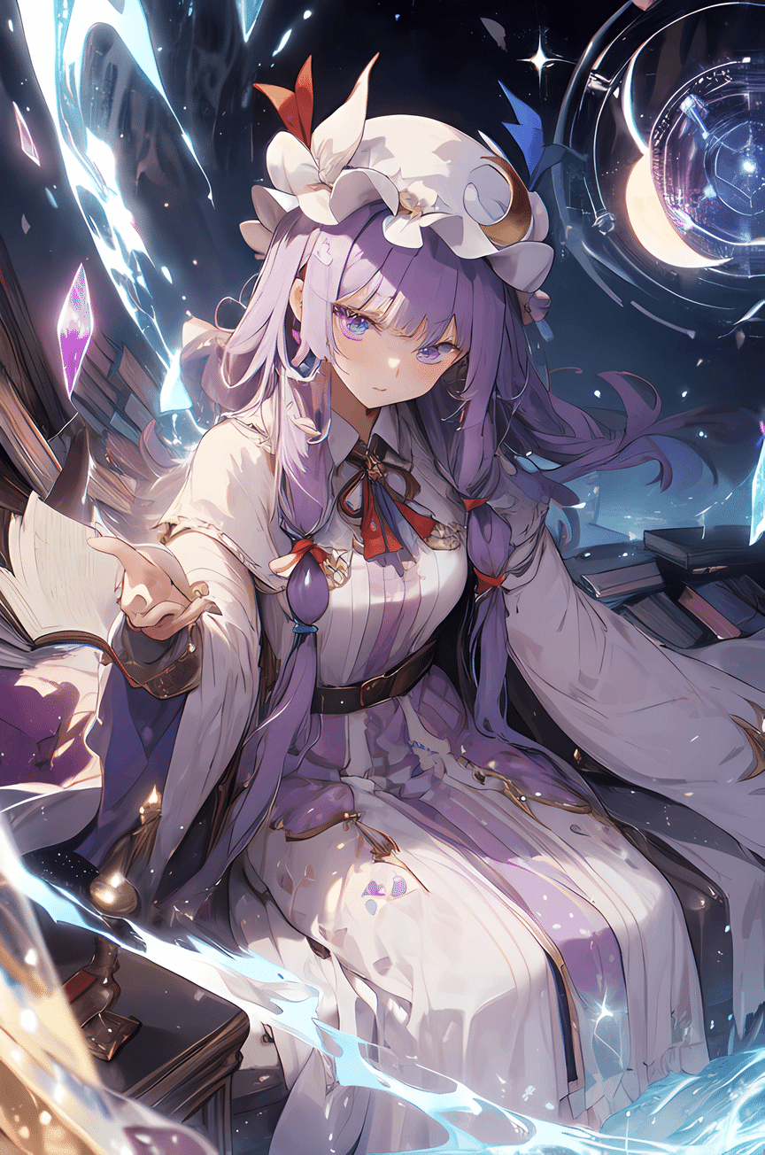 PixAIの妖艶な異境：『東方Project』の4つの絵画傑作を大公開！｜Melon