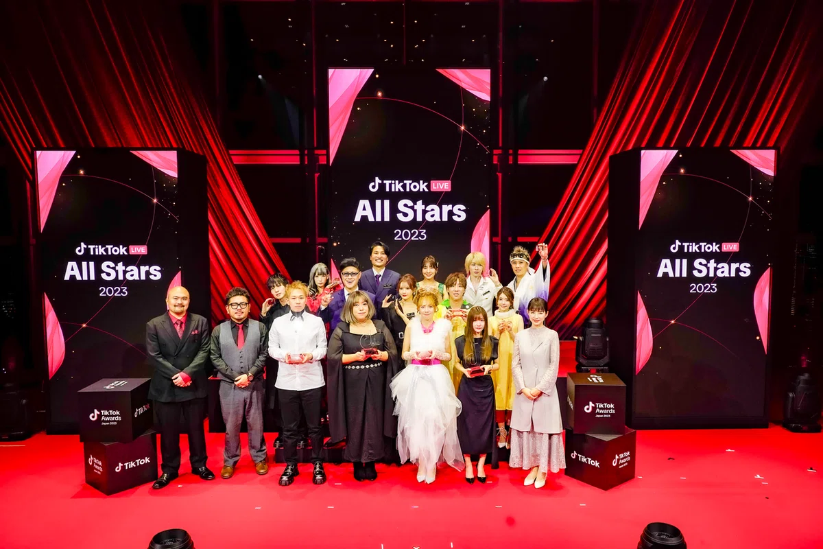 2年目の開催となる「TikTok LIVE All Stars 2023」にて、今年最も活躍
