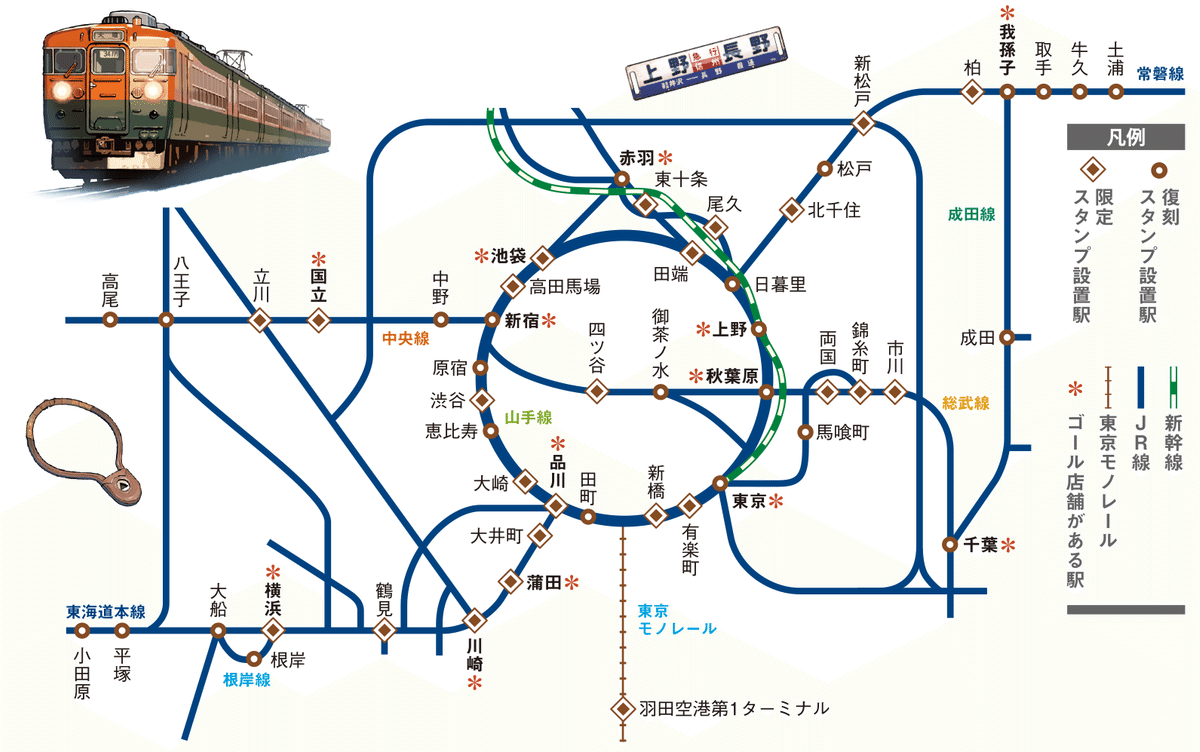2024年1月 JR東日本 スーパートレインスタンプラリー 計画
