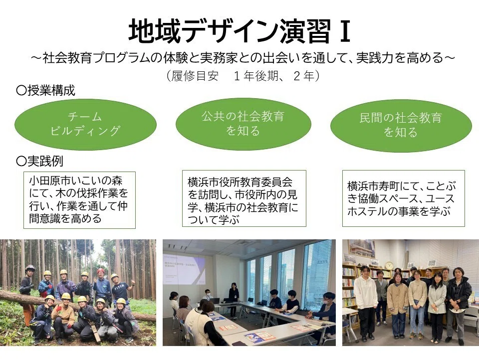 ソーシャルコーディネーターを目指して～神大社会教育課程の特色ある