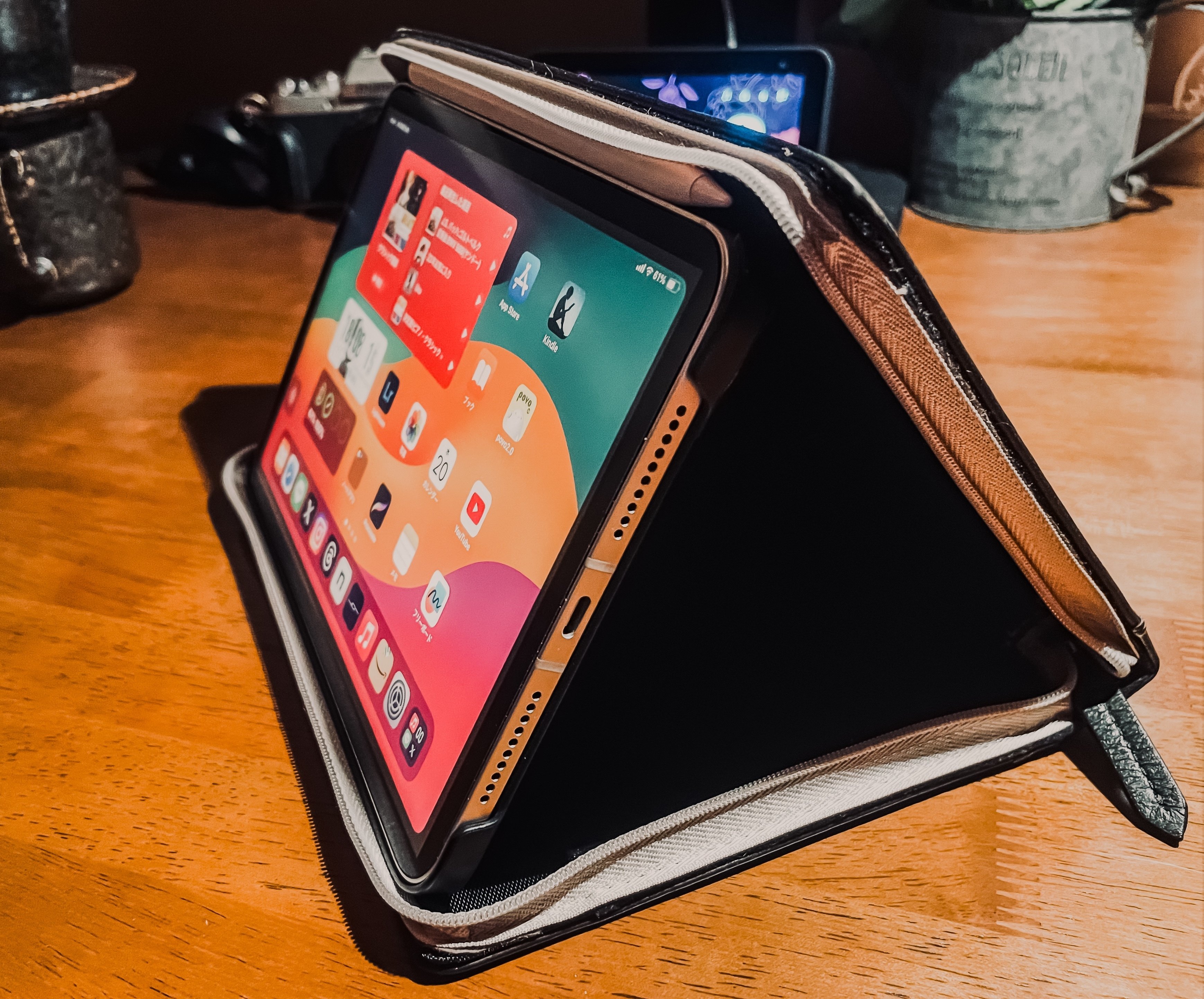 iPad mini 第６世代, Wi-Fi, 64GB, バンカーリングカスタム iPad mini6を裸族運用＆Majextand＆バンカーリング構成に変え