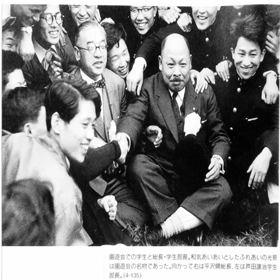 尾池和夫元総長と寮のシャワー｜山チュー