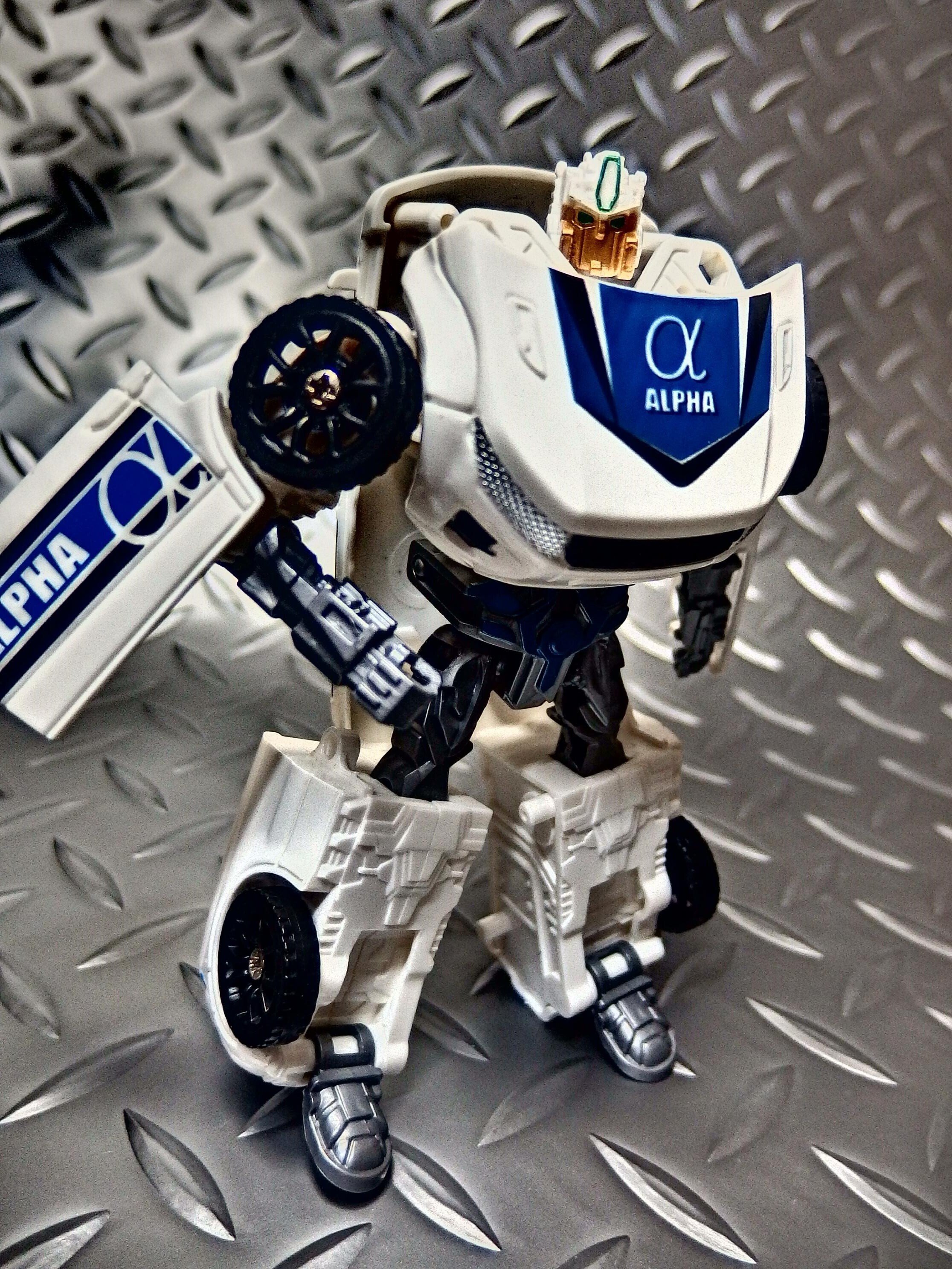 フックトイ][変形ロボ]卓上玩具レビュー259 豪速神 アルファ(神