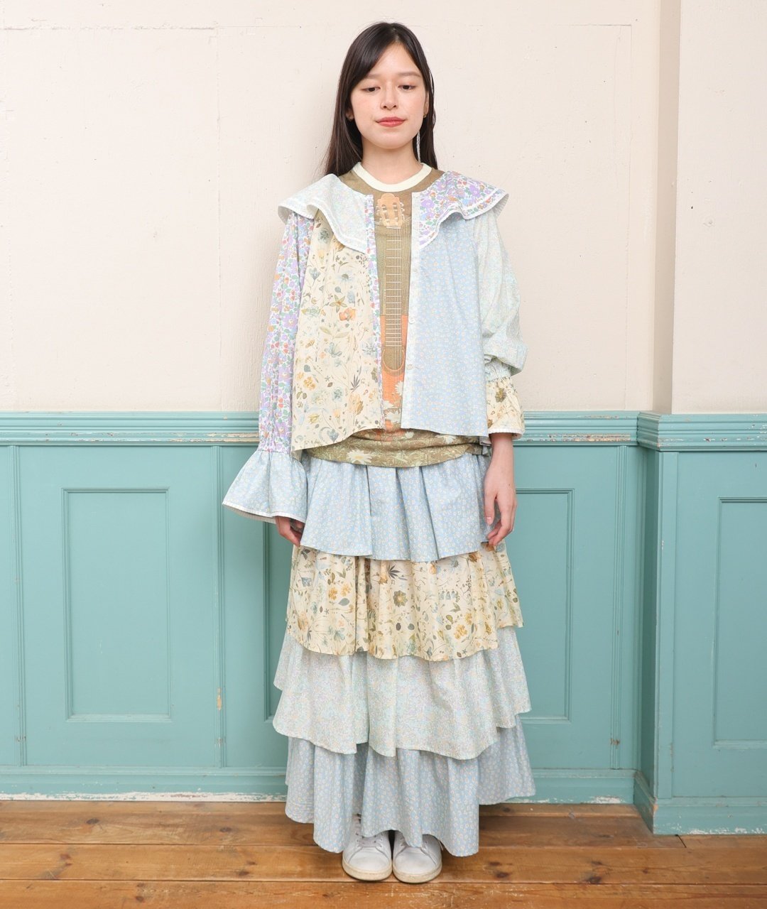 FRILL SKIRT / LIBERTY.｜flower＆guitar 花とギター