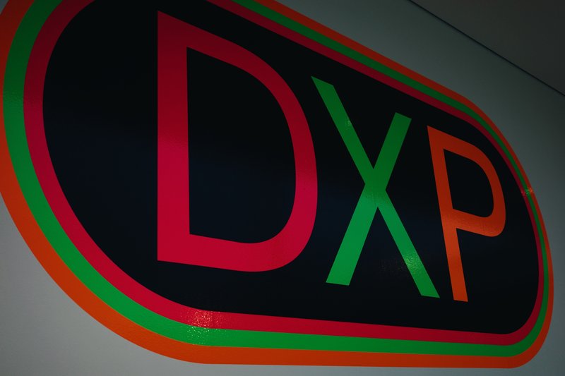 DXPと描かれた展示