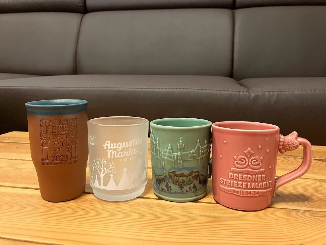 クリスマスマーケットマグカップ 5個 ドレスデンクリスマスマルクトマグ5個
