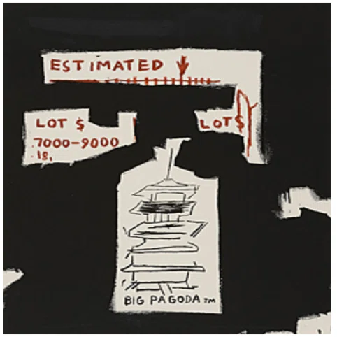 ジャン＝ミシェル・バスキア】 版画 / リトグラフ 「Big Pagoda」 査定