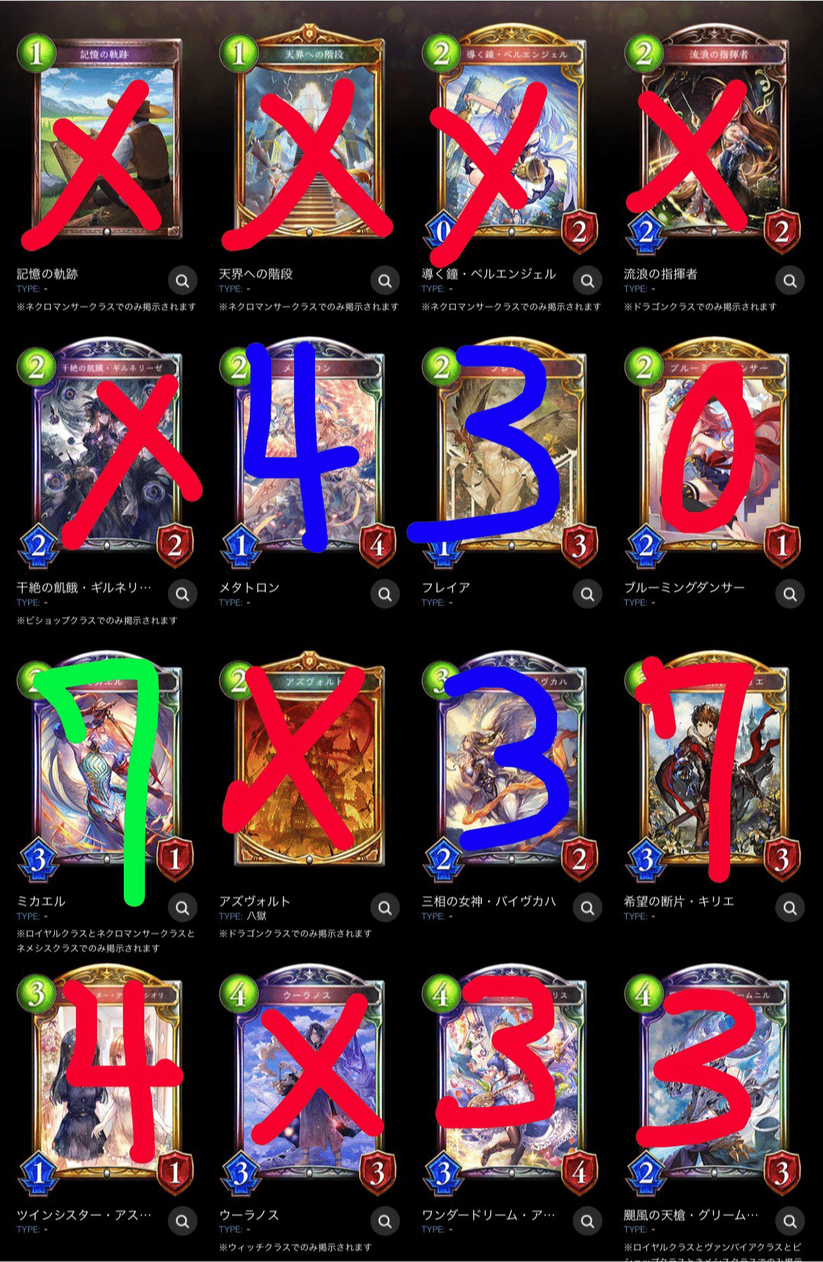 WINTER CUP 2023 オールスター2Pick蓮華点数表 ｜蓮華