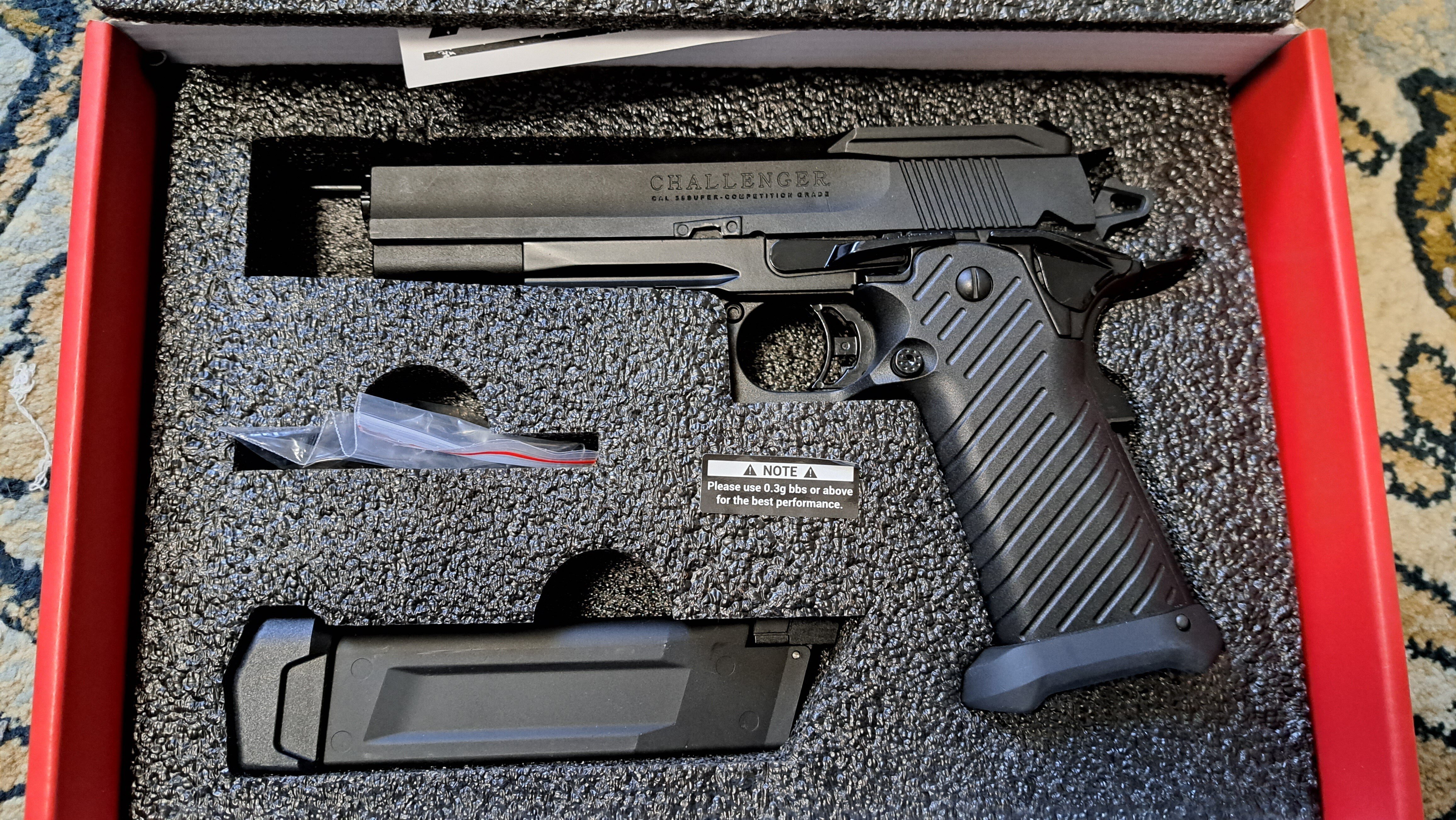 ICS Hi-CAPA CHALLENGER ガスガン エアガンレビュー ハイキャパ