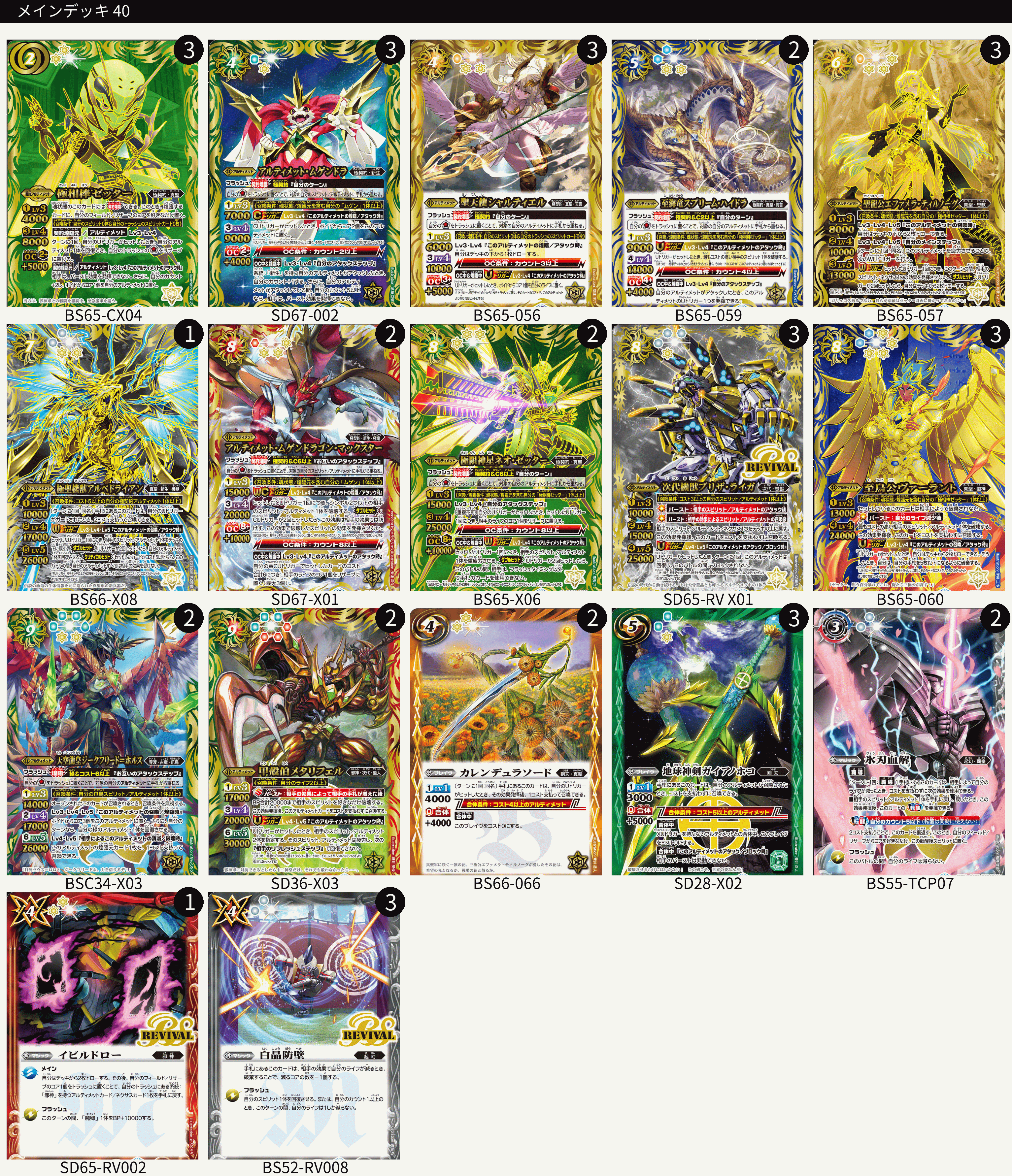 ゼッター極デッキリスト置き場｜鈴スピch