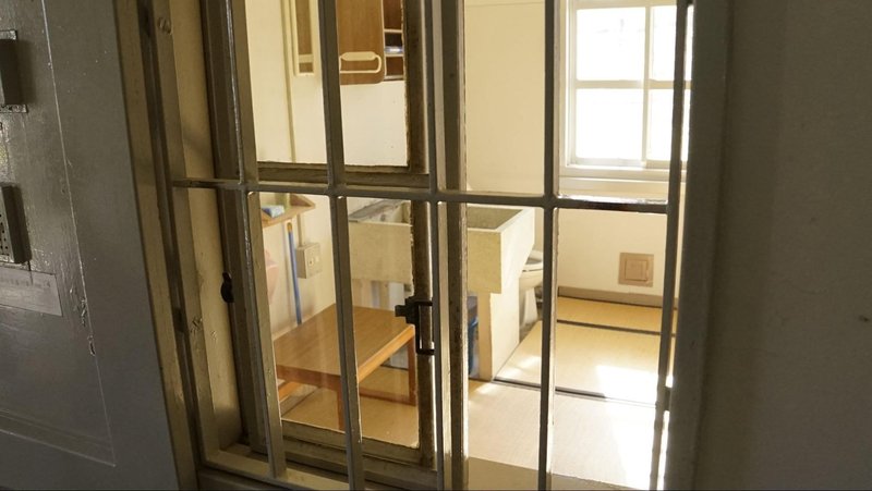 名古屋刑務所で開催された東海北陸・みよし矯正展の施設見学で見学した単独室