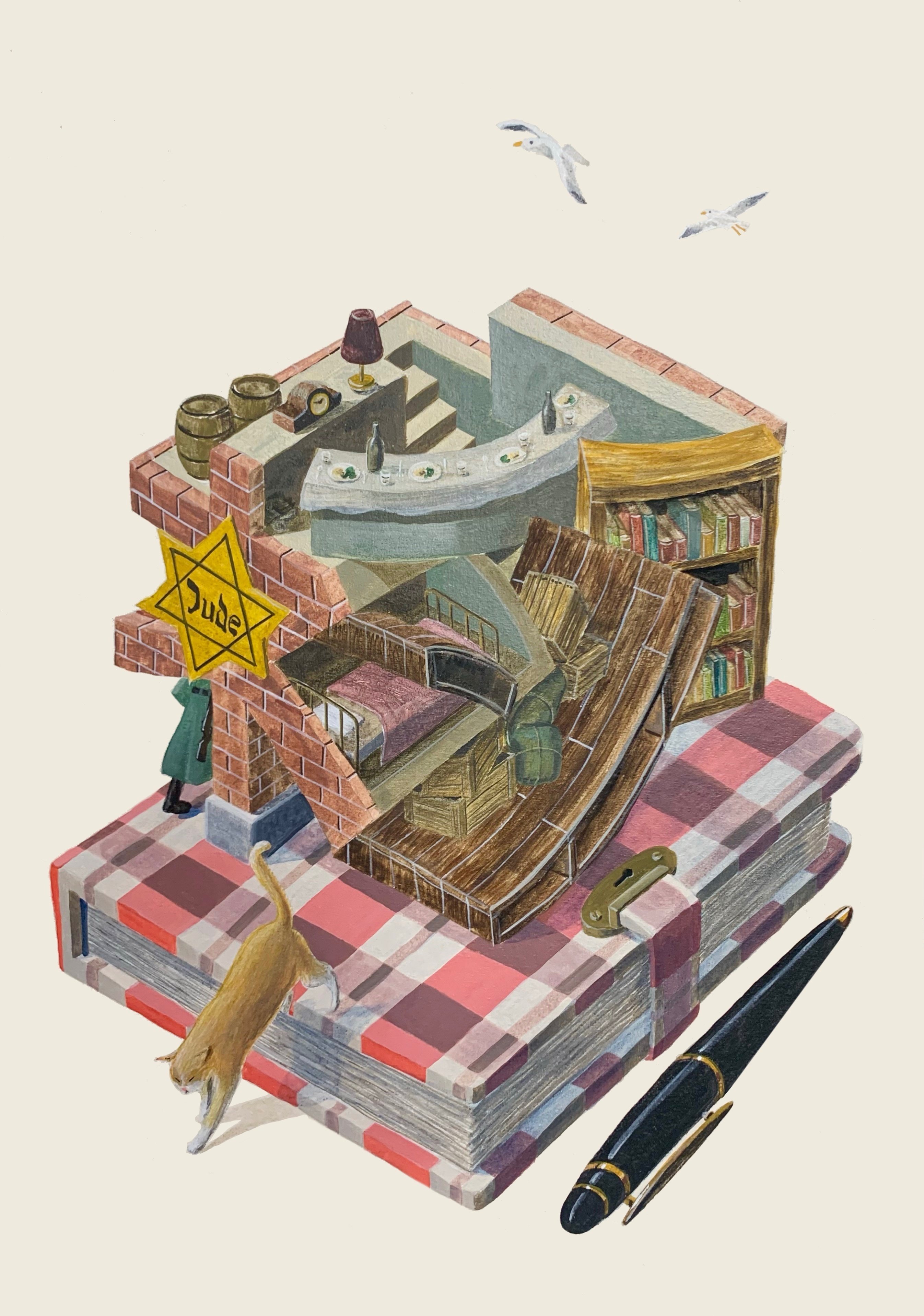 立体✖️文字でコラージュ世界を描く｜Kiyotter