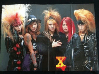 X JAPAN X エックス 初期メンバー ヴィンテージ ロンT HIDE X JAPAN X エックス 初期メンバー ヴィンテージ ロンT HIDE