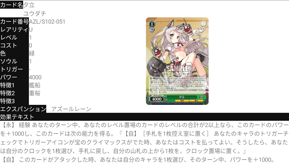 ヴァイスシュヴァルツ『アズールレーン8宝』 人気商品ランキング デッキ 8宝 Vol.2 WS】《緑》アズールレーン