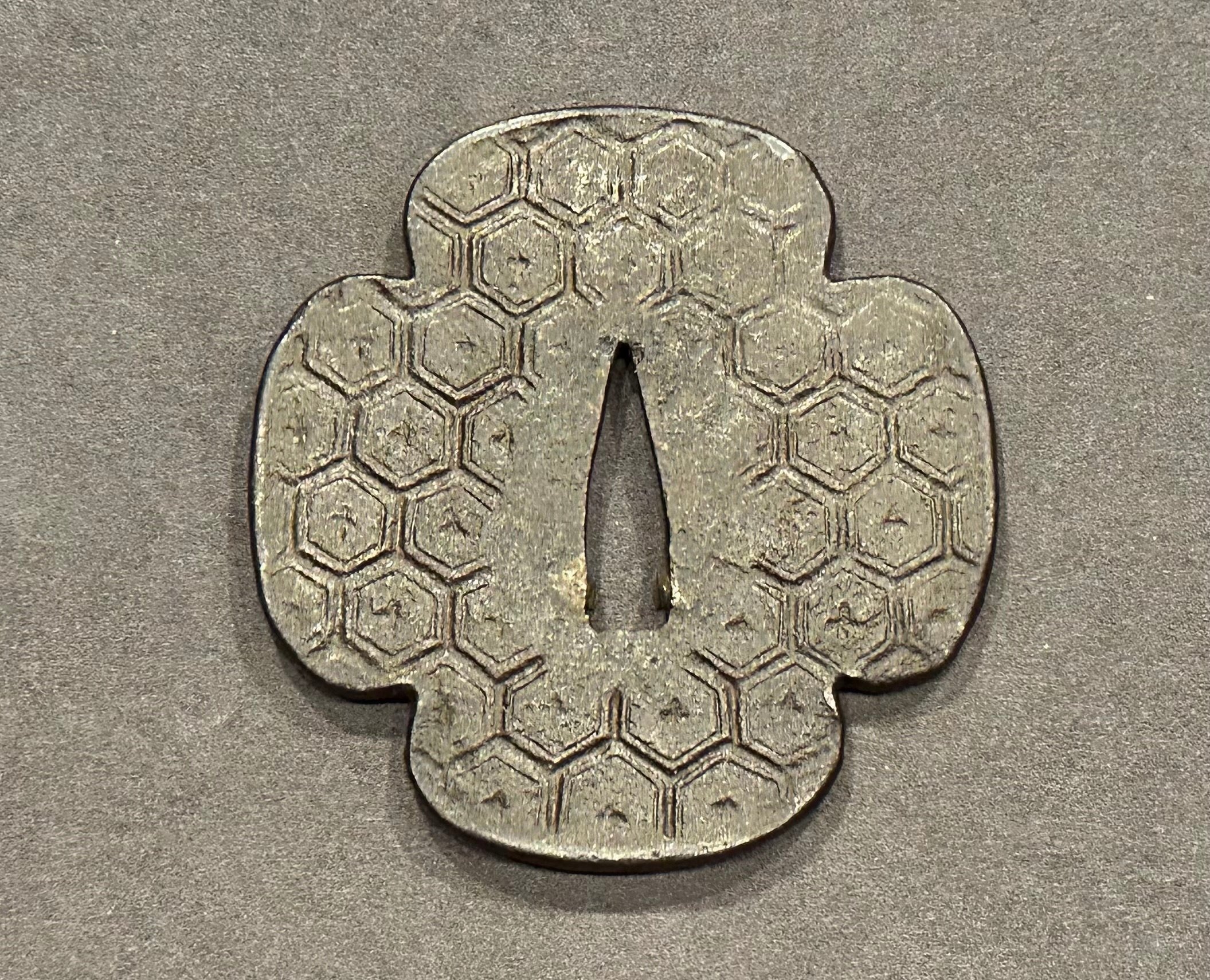 鐔 無銘 京金工 天地桐紋透 / Tsuba Mumie Kyokinko - 勝武堂