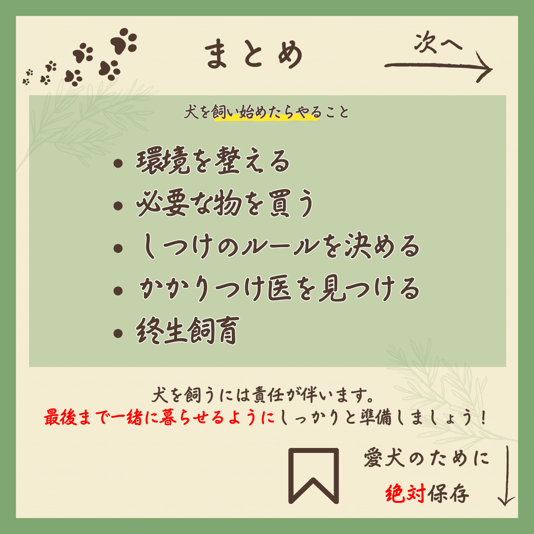 【まだ遅くない！】犬を飼い始めたらやることリスト