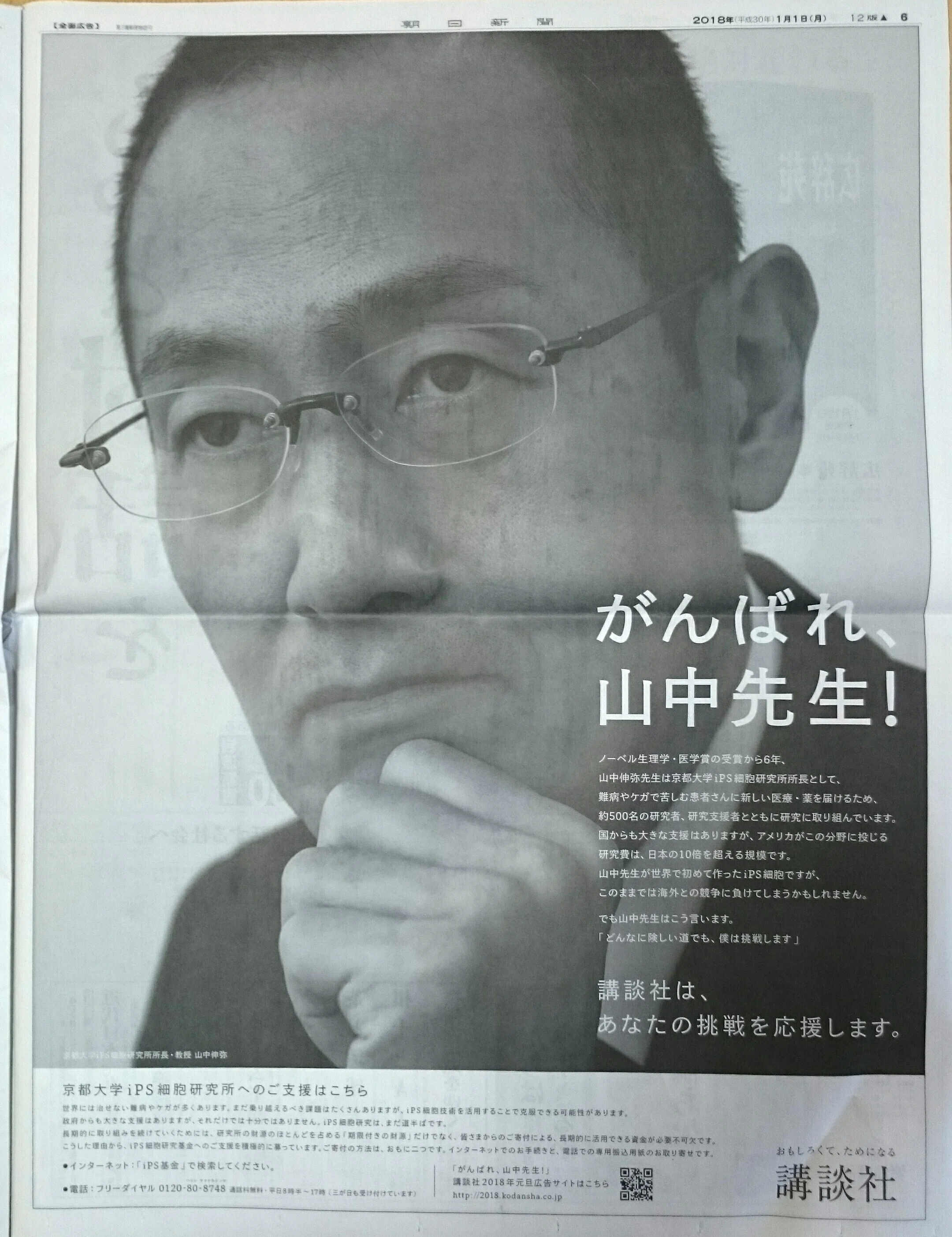 正月新聞広告のマニアックな世界 2018年｜田中裕士