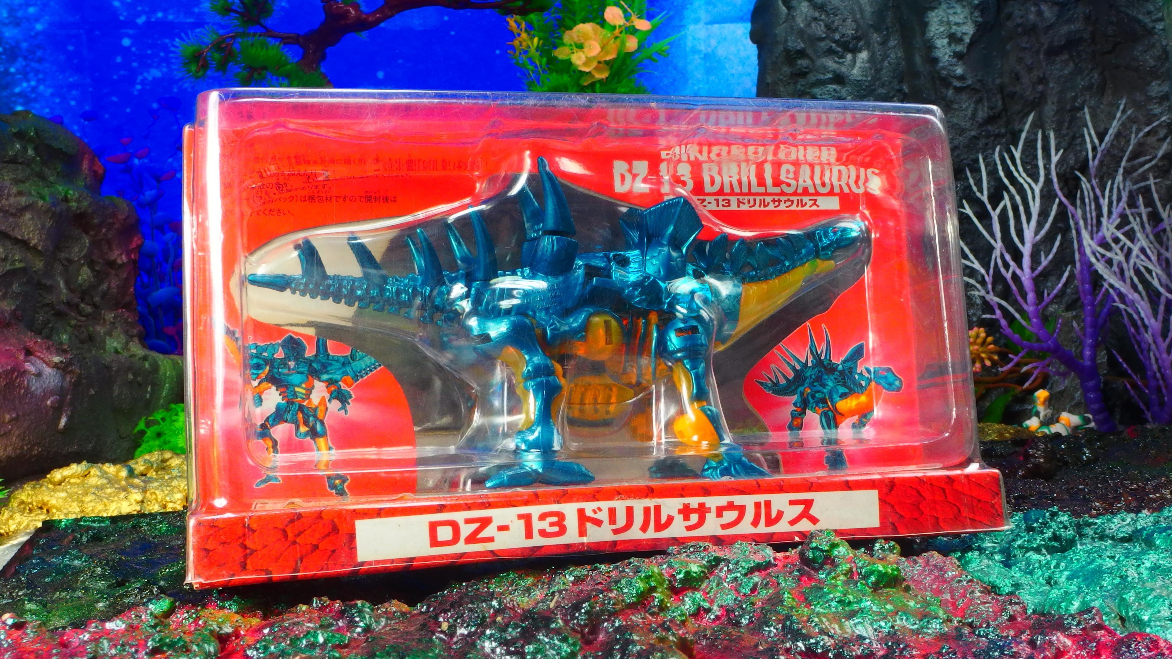 変形ロボ][日本玩具]ジオラマ玩具レビュー363 ドリルザウルス DZ