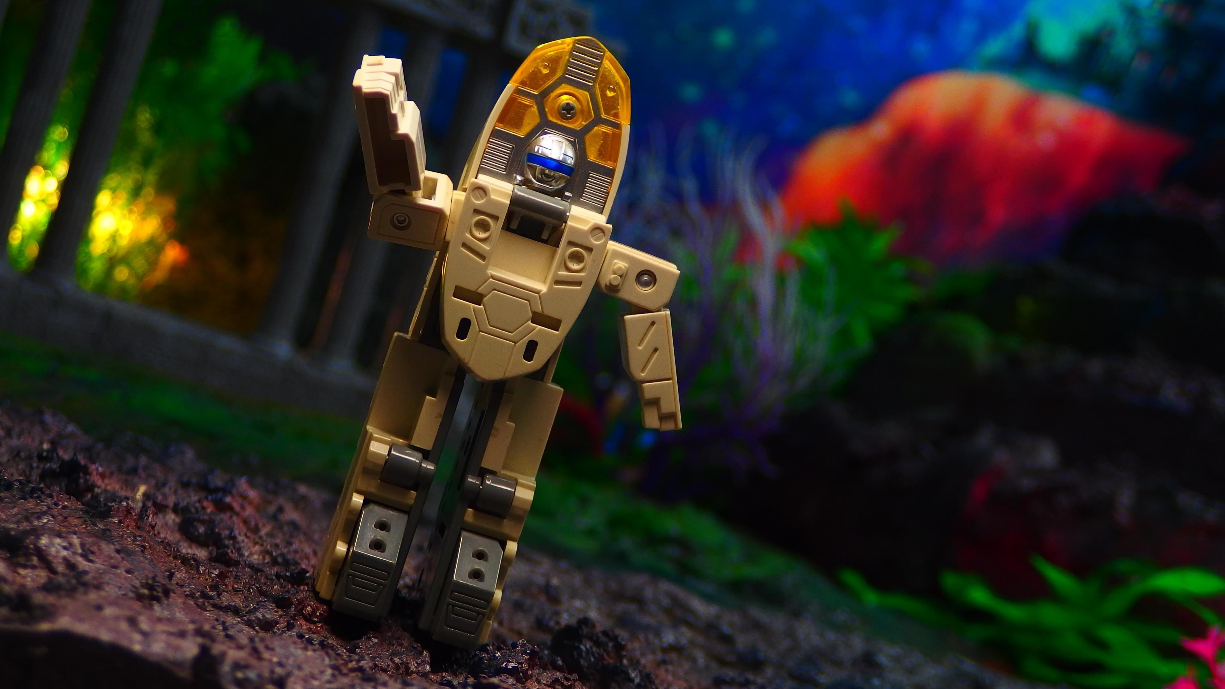 バンダイ変身ロボット　CGロボ　8体セット 変形ロボ][日本玩具]ジオラマ玩具レビュー364 のぞみシージー CG