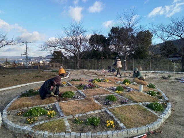 花壇整備