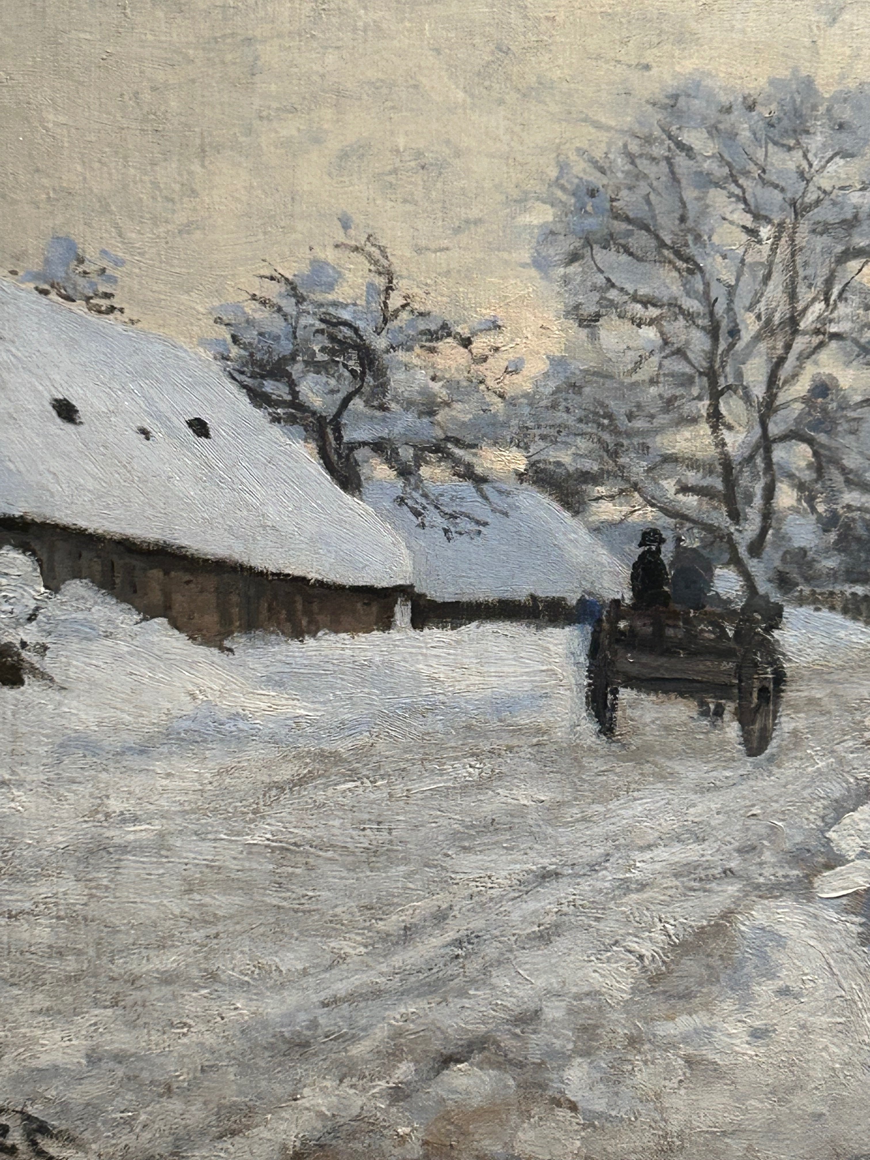 子供のためのオルセー美術館(75)雪の中のモネ｜子供のための「はじめて