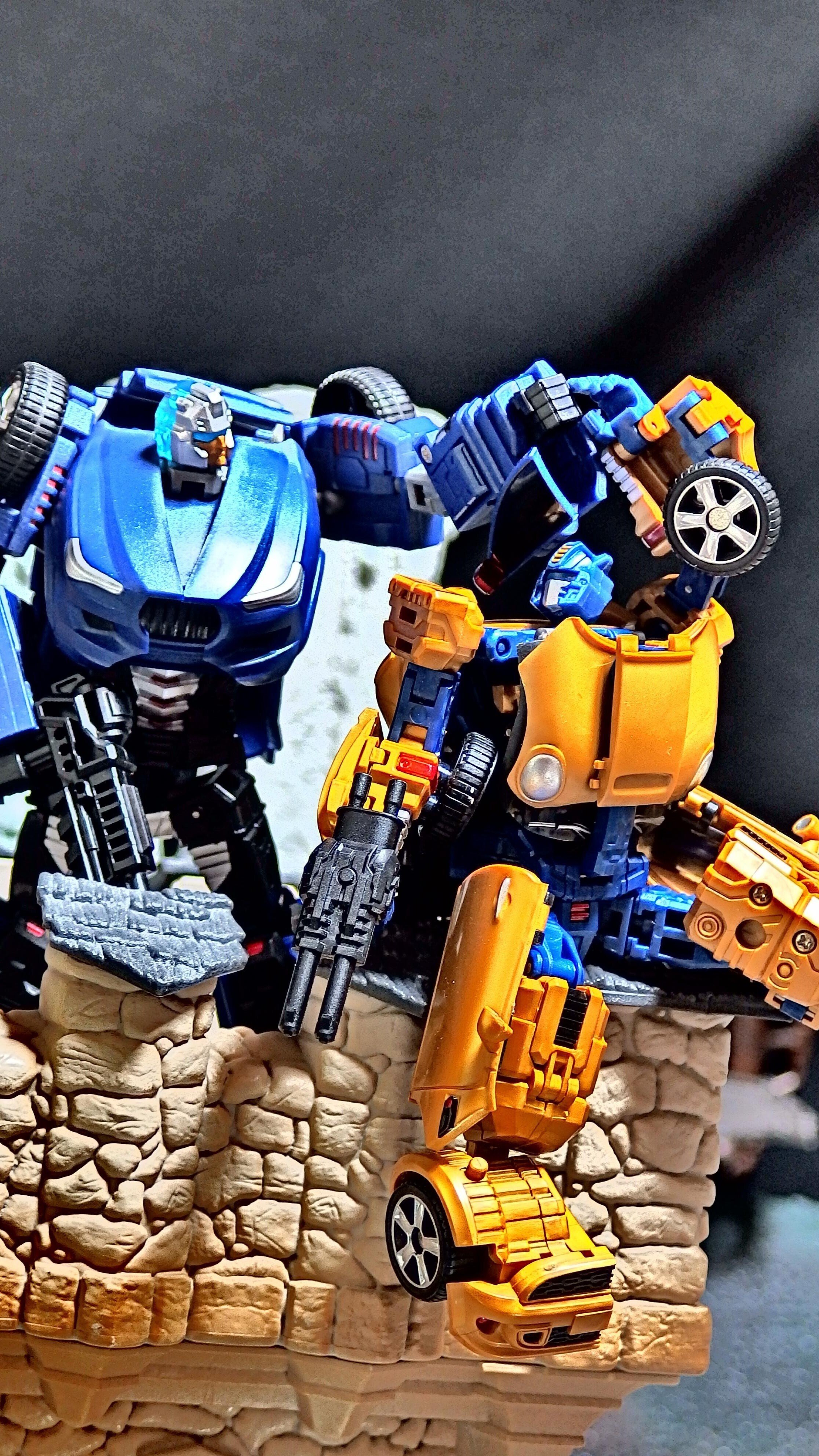 変形ロボ][非正規TF]ジオラマ玩具レビュー372 ランウェイ 破壊員