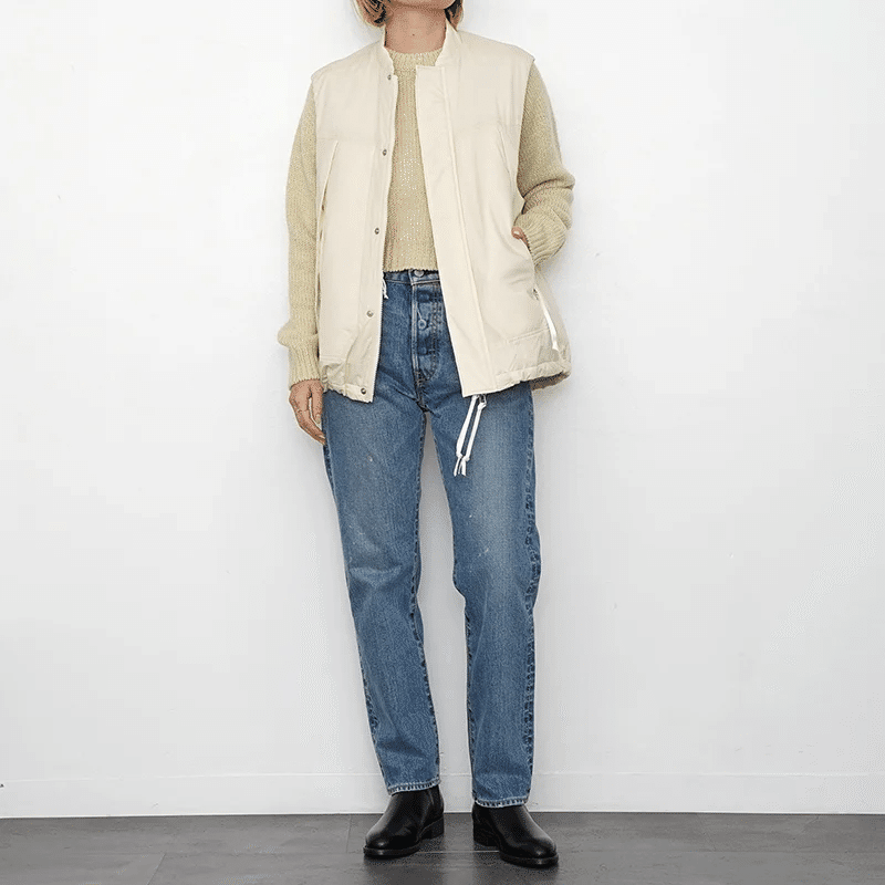 【定価61,600円】フィーニー　NYLON RIP PADDING VEST PHEENY/NYLON RIP PADDING VEST(MOCHA)