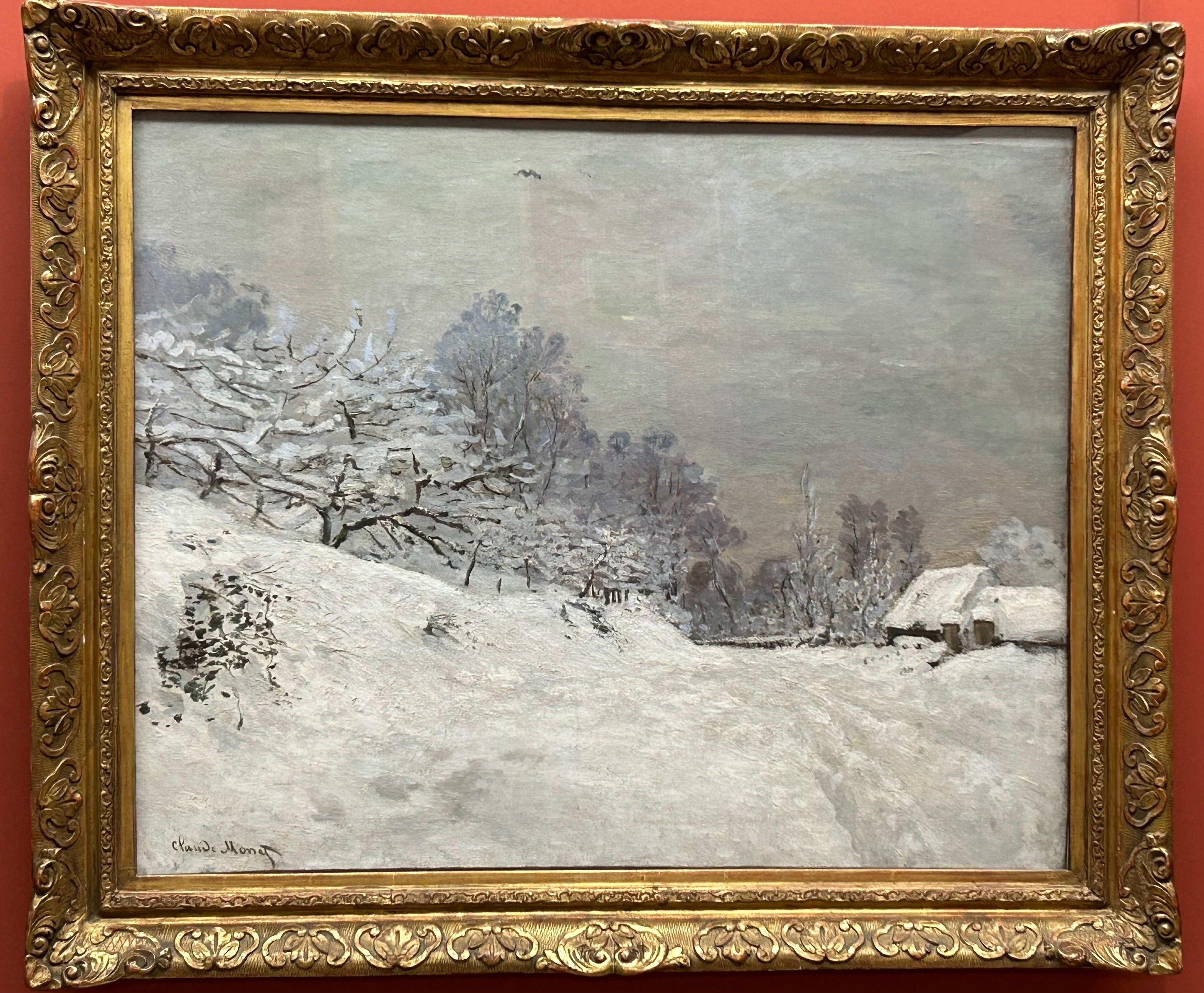 子供のためのオルセー美術館(75)雪の中のモネ｜子供のための「はじめて