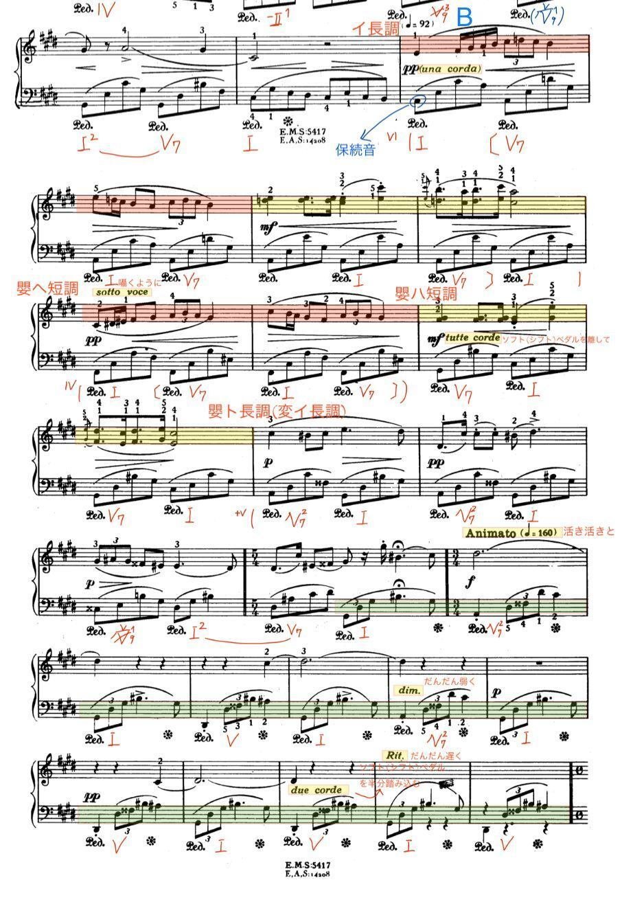 ノクターン第20番 楽曲分析｜Ryo Sasaki