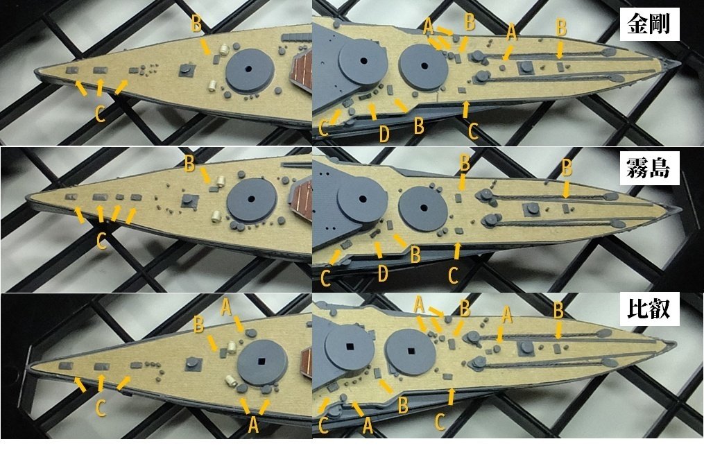IJN Kongo Class 1941 日本海軍戦艦 金剛型制作記 #2 (Fujimi 1
