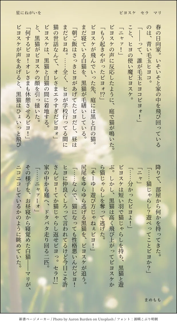 鯖四作品SS集｜まめもも