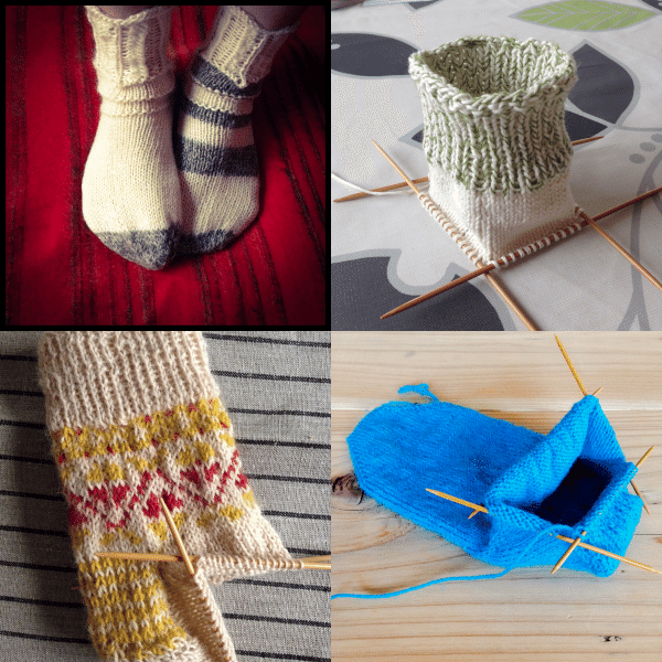 MEG KNITTING さんのウール手編み靴下 細かなオーダーも 「Meg KNITTING」の手編み靴下 | 暮らしと