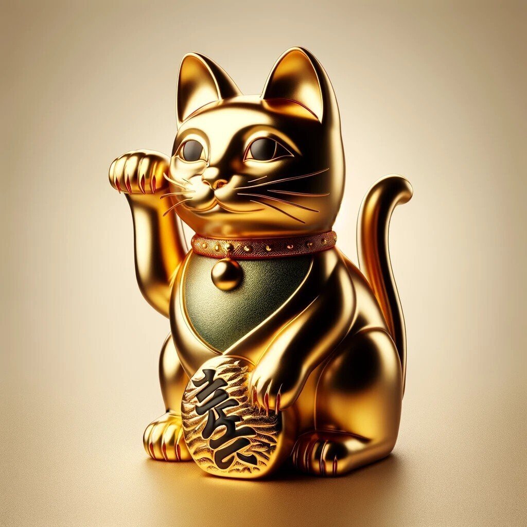 犬派の皆様」お待たせ致しました。純金の「招き犬」が誕生します