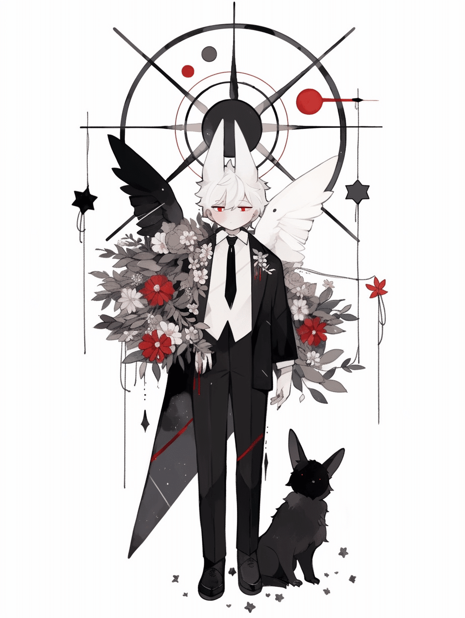 厨二イラスト系style紹介(nijijourney)｜朝月黎